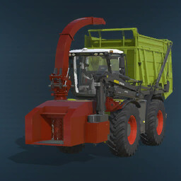 Claas Xerion Wood Crusher