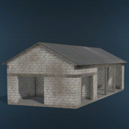 Open Garage With Workshop