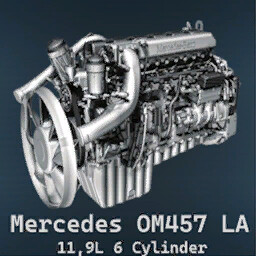 Mercedes OM457LA 11,9L Engine Sound (Prefab*)