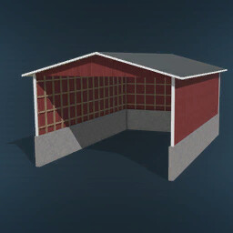 Manure Heap With Roof