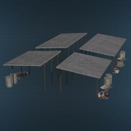 Package Of Wooden Shelters (Prefab*)