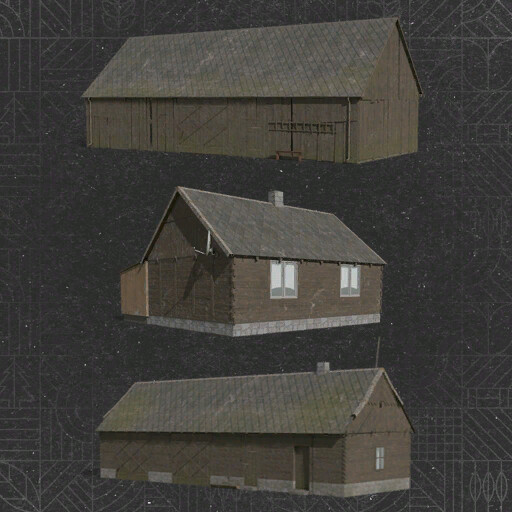 Wooden Buildings Pack