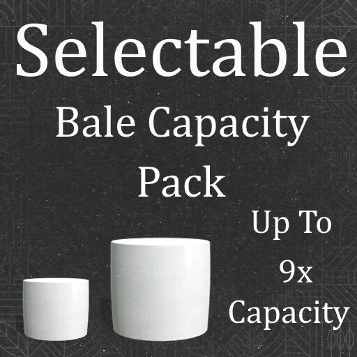 Selectable Bale Capacity Pack