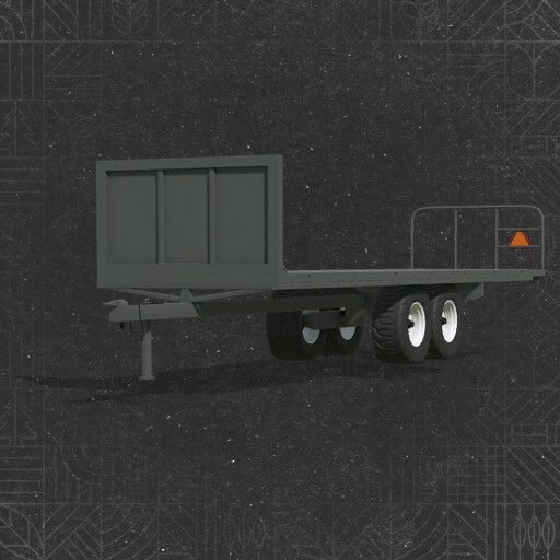 Homemade Bale Trailer