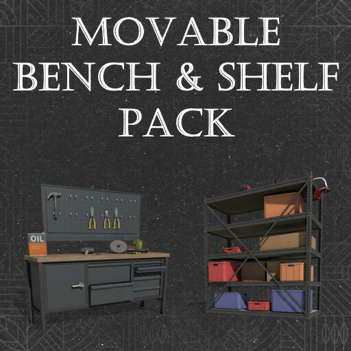 Movable Shelf And Bench Pack