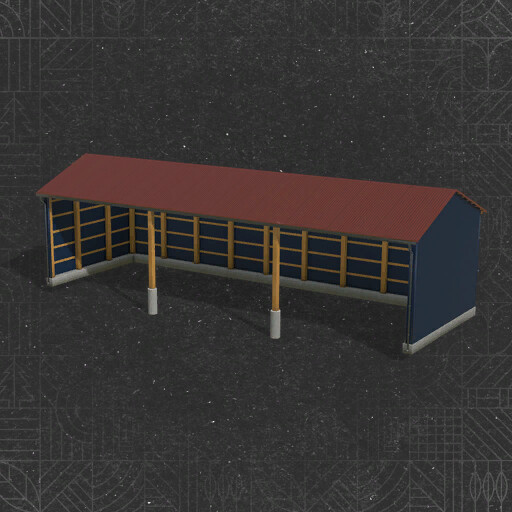 Small Machine And Bale Shed