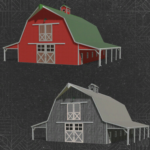 American Barn With Storage