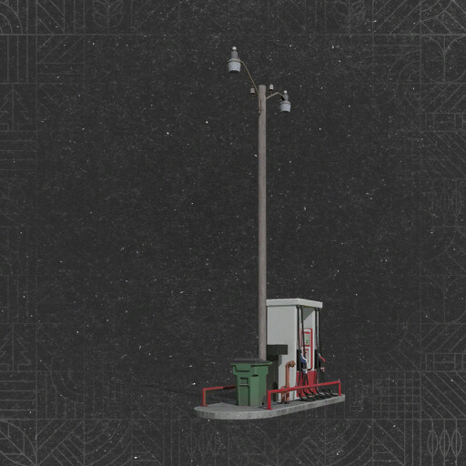 Placeable Gas Station