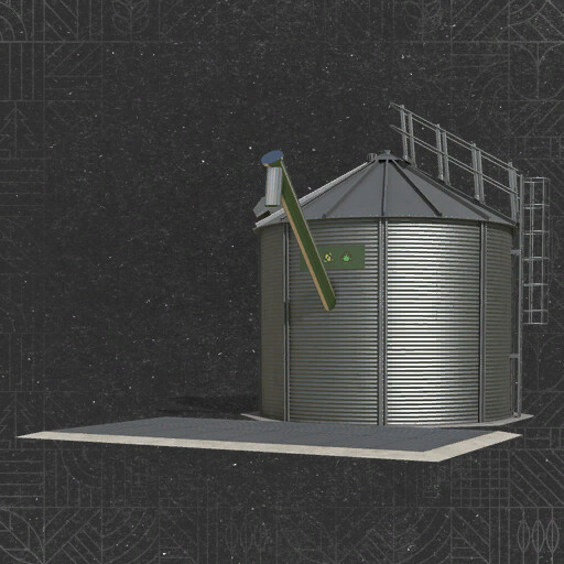Woodchip And Grass Silo