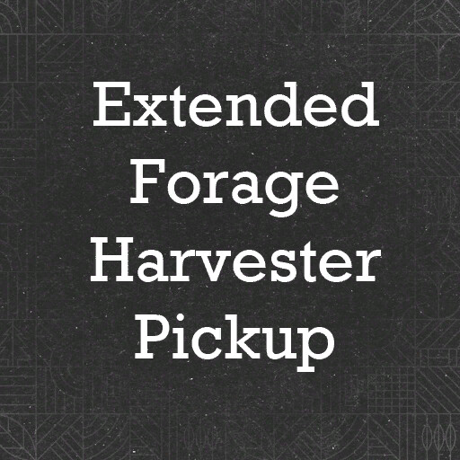 Extended Forage Harvester Pickup
