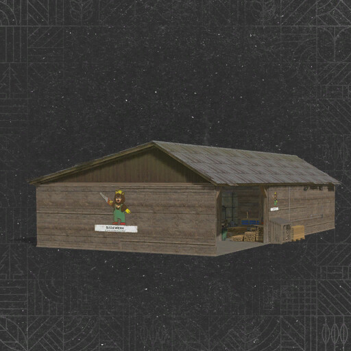 Carpenter Old Pallets And Bale Storage