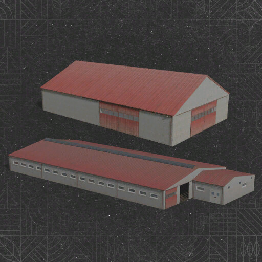 Modern Cow Barn And Garage Pack