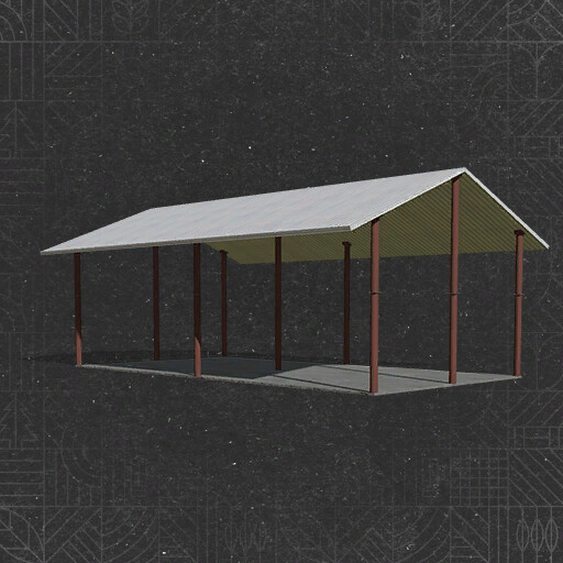 Self Made Machinery Shed