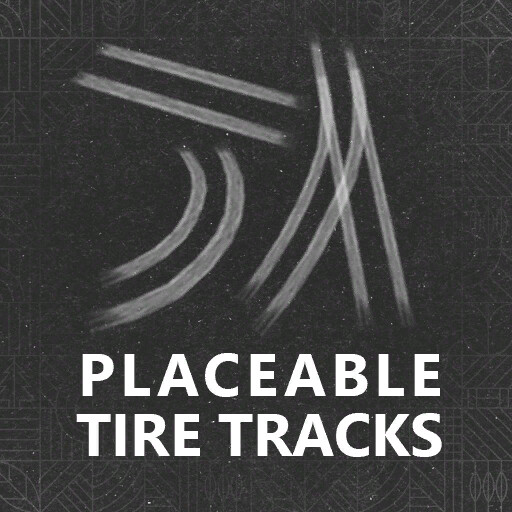 Placeable Tire Tracks