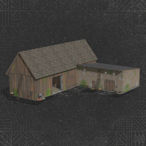 Barn With A Cowshed
