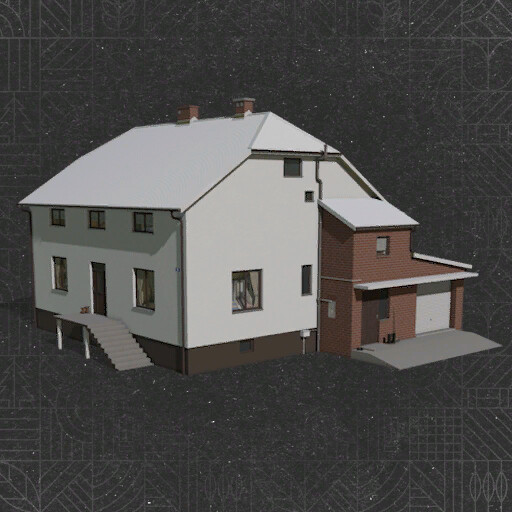 Big White Farmhouse