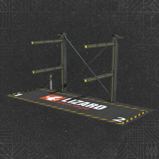 Lizard Hydra-Glide Header Storage System