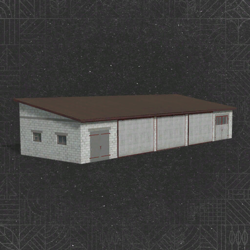 Concrete Block Garage