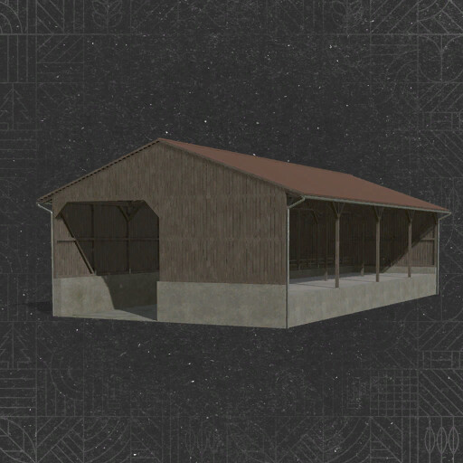 Roofed Bunker Silo & Wood Chip Storage