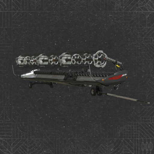 FD250 With Integrated Cutterbar Wagon And Longer Drawbar