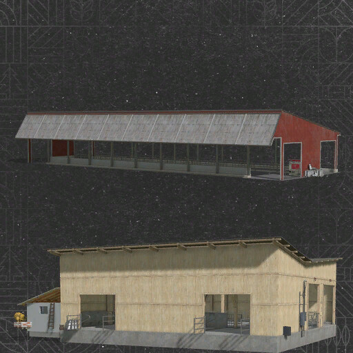 Pack With Modified Rearing Barns