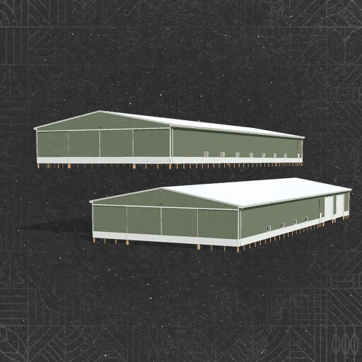 100x240 Post Frame Cold Storage Pack