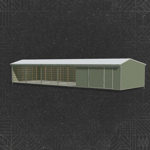 40x120 Implement Shed