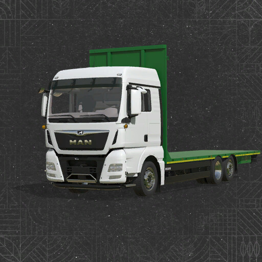 MAN TGX 6x2 Straw Bale