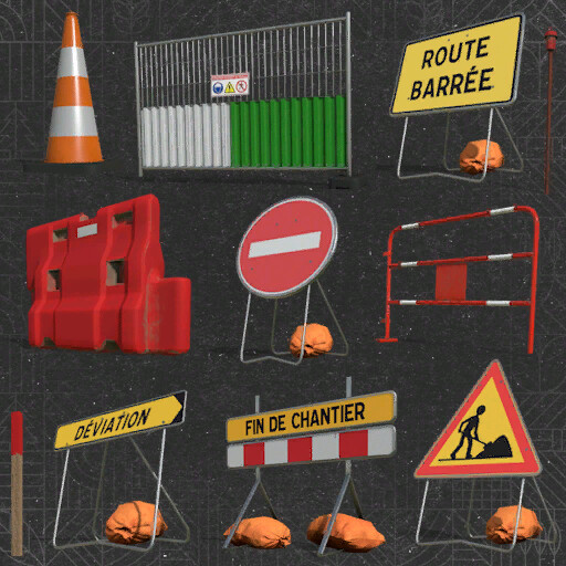 French Temporary Marking