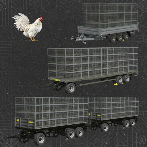 Chicken Transport Trailer Pack