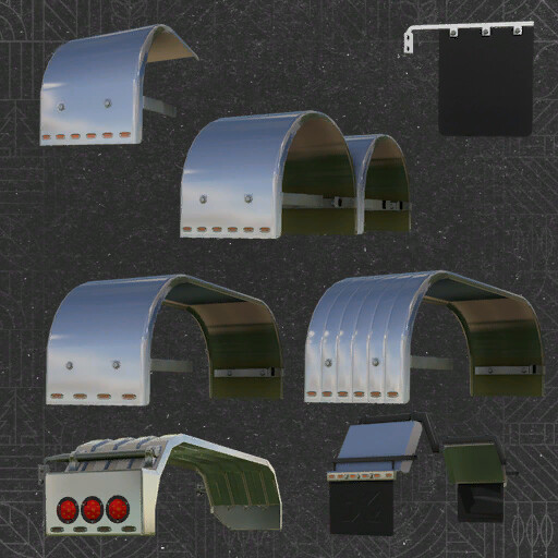 TLX Rear Fenders Pack