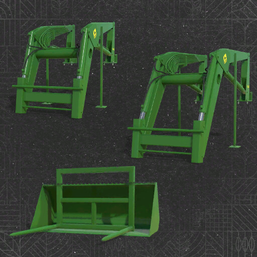 John Deere 148 And 158 Front Loaders