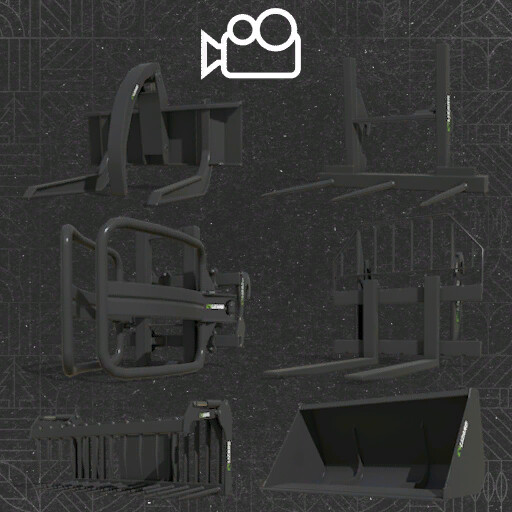 Telehandler Tools With Camera