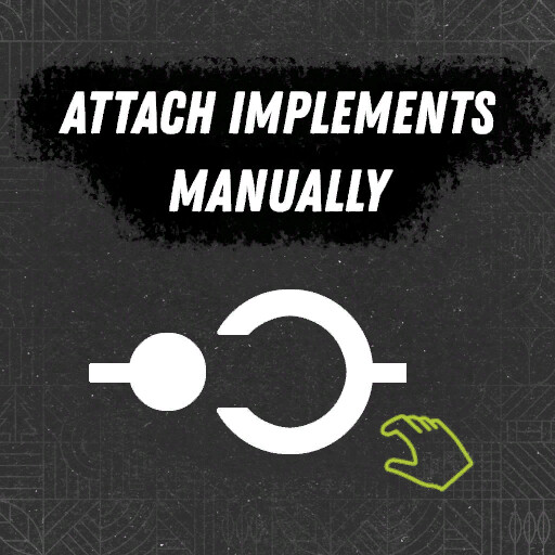 Attach Implements Manually