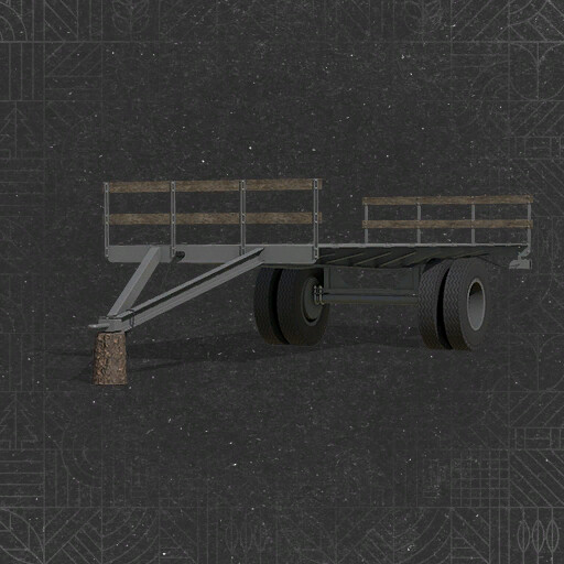 Homemade Bale Trailer