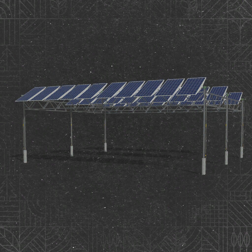 Elevated Solar Panel