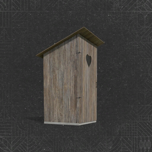 Woodtoilet