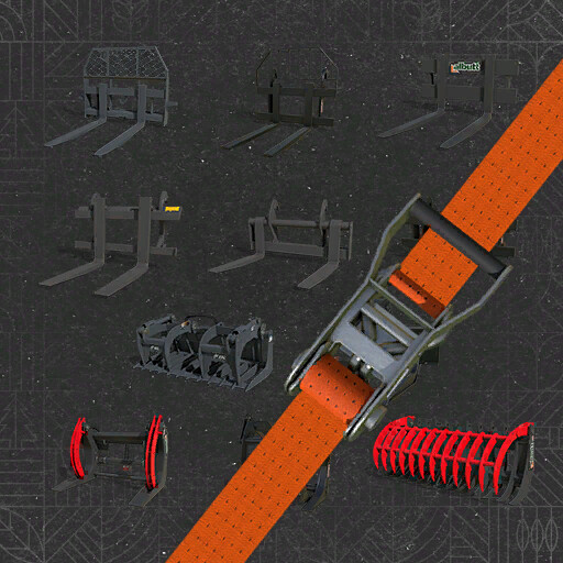 Pallet Fork With Tension Belts