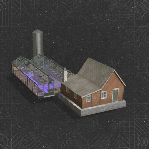 Greenhouse With Canned Packaged Foods Production