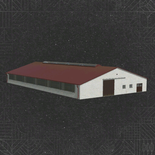 Red Roof Cow Barn