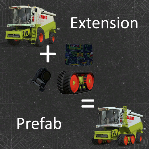 Claas Lexion 400 extension (Prefab*)