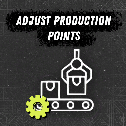 Adjust Production Points