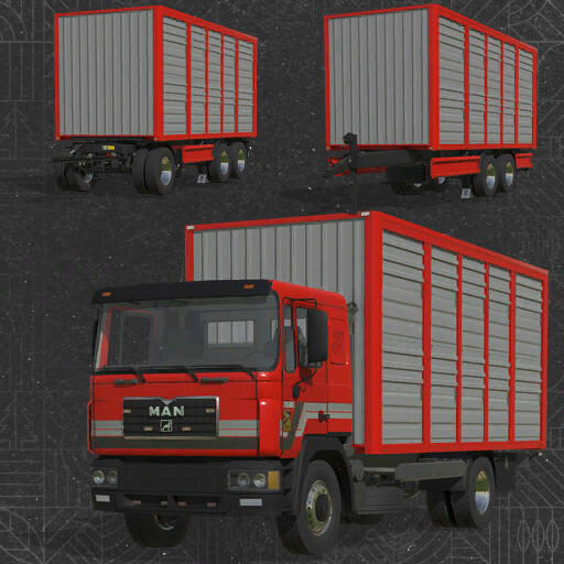 Livestock Transporter MAN 19.403