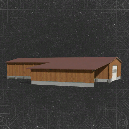 Modern Wooden Garage