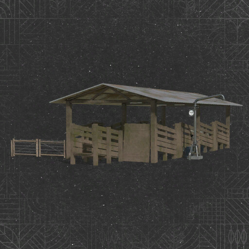 Brazilian Cow Pen With Loader