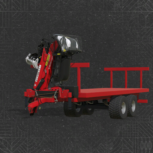 Baletrailer With Crane