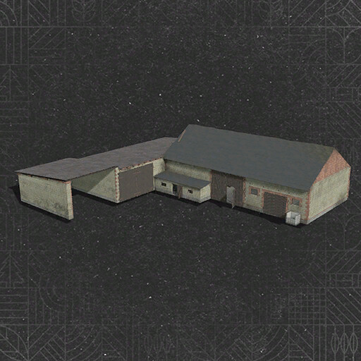 Small Pigsty With Barn