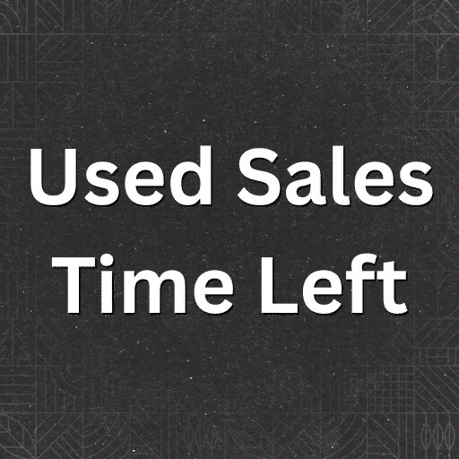 Used Sales Time Left
