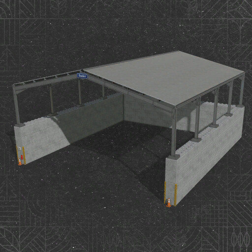 Bulkmaterial/Silo Shed