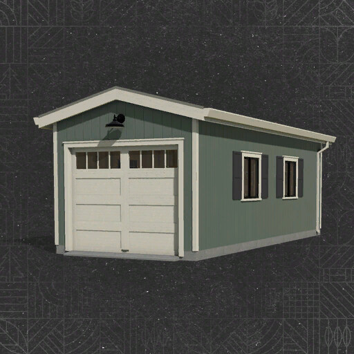 Classic One Car Garage